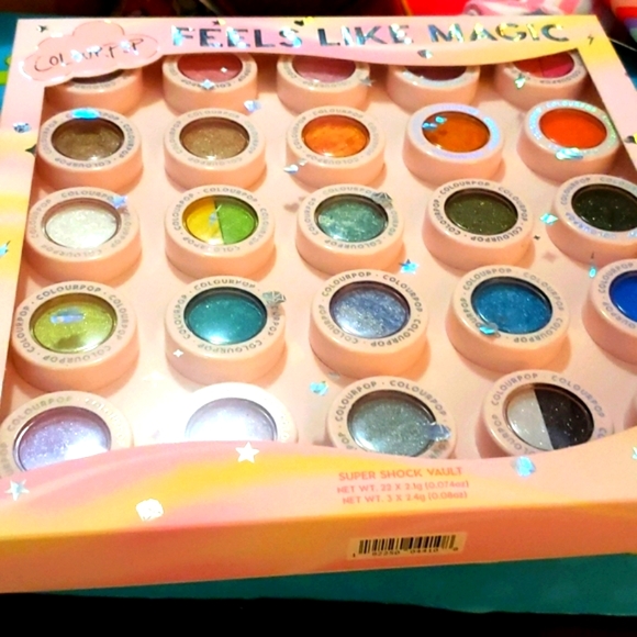 Colourpop Feels Like Magic Super Shock Vault with 25 Eyeshadow Colors NIB NEW IN - Picture 3 of 16